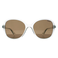 Polaroid Sunglasses PLD 4136/S KB7 SP Transparent Grey Brown Polarized