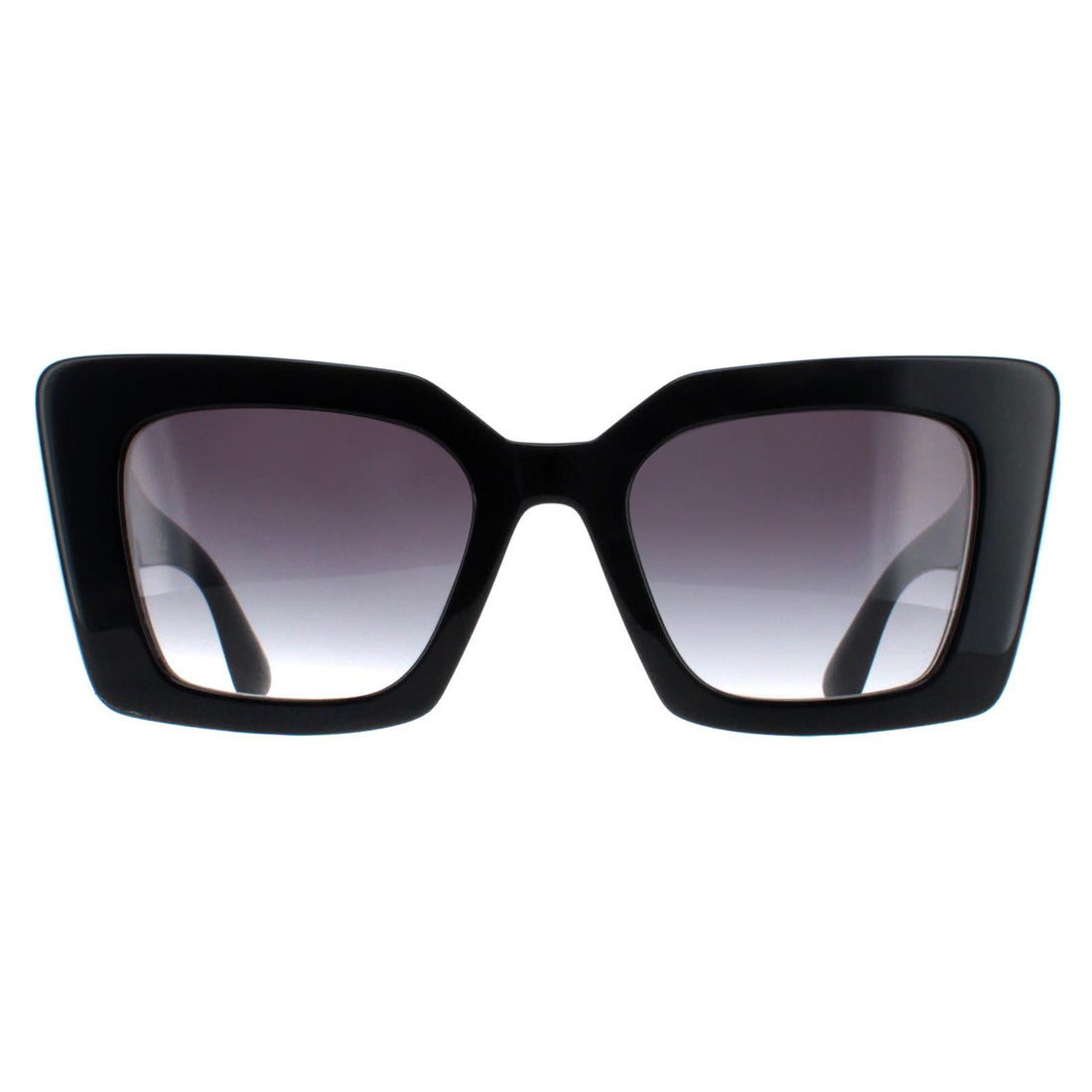 Burberry Sunglasses BE4344 Daisy 40368G Black with TB Print Grey Gradient