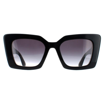 Burberry Sunglasses BE4344 Daisy 40368G Black with TB Print Grey Gradient