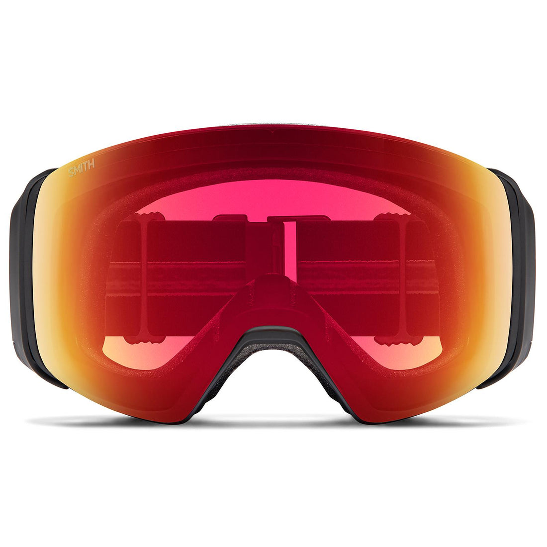 Smith Ski Goggles 4D Mag 0JX OQ Black ChromaPop Photochromic Red Mirror & CP Storm Rose Flash