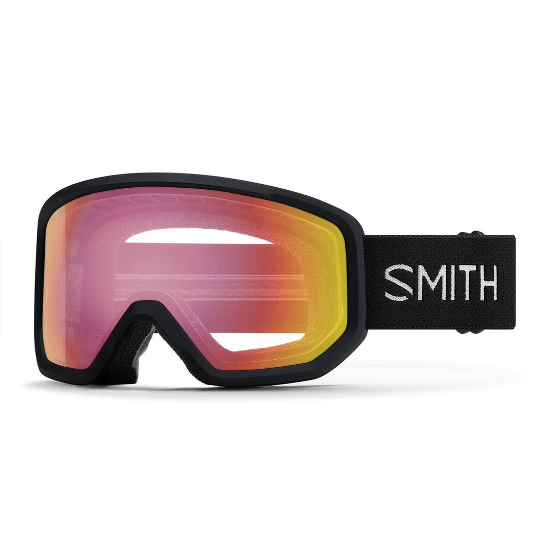 Smith Ski Goggles Transfer 0JX 5K Black Photochromic Red Sensor Mirror