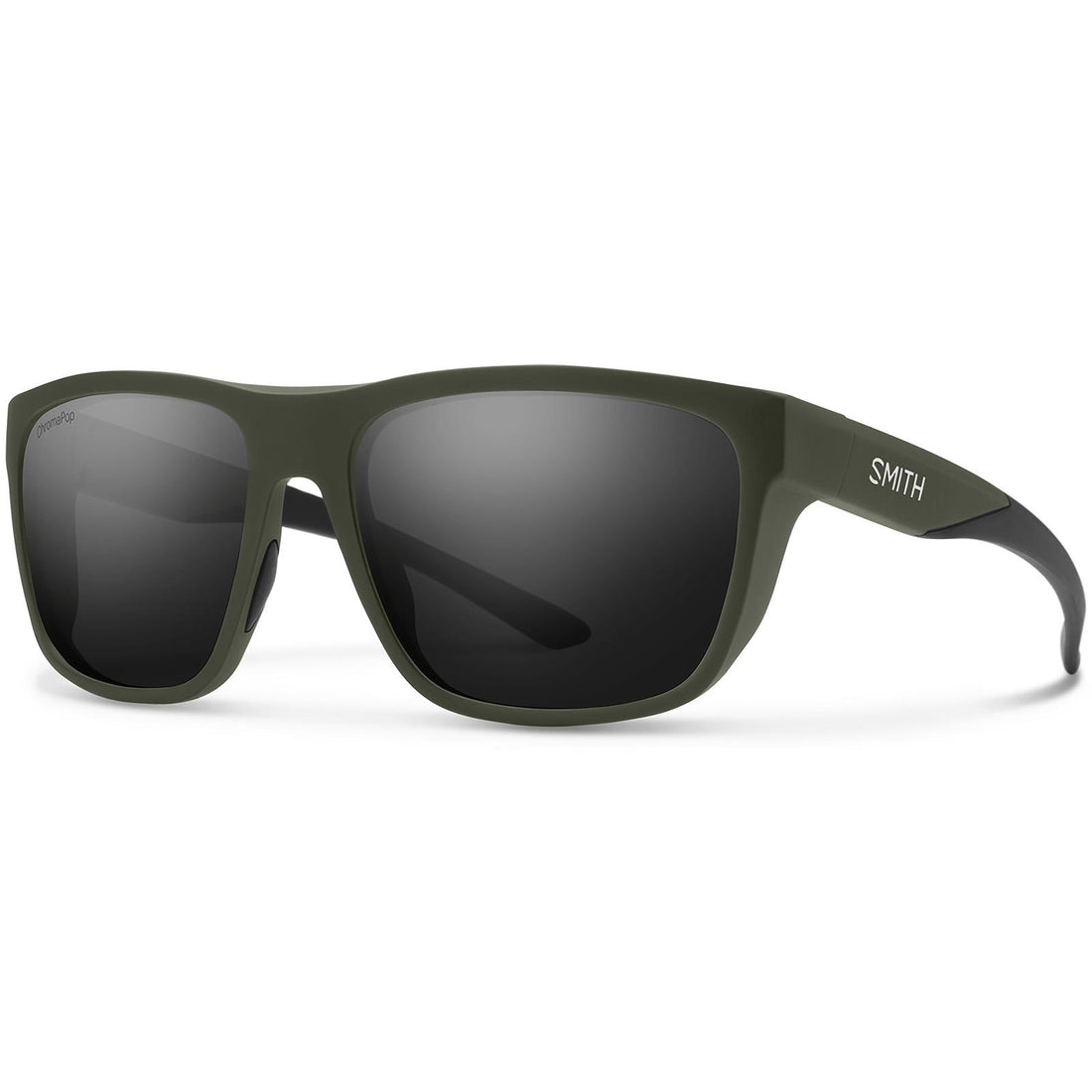 Smith Sunglasses Barra SIF 6N Matte Moss ChromaPop Polarized Black
