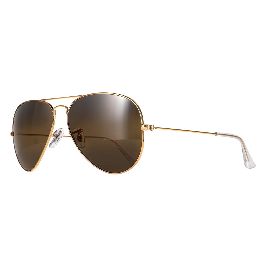 Ray-Ban Sunglasses Aviator RB3025 9196G5 Polished Gold Silver Brown Polarized