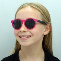 Smarty Sunglasses X2944 E Transparent Pink Black Grey