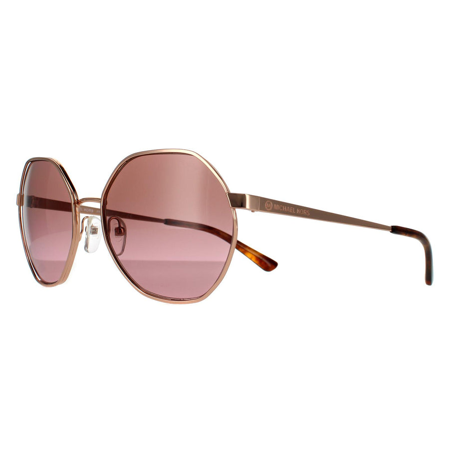 Michael Kors Sunglasses MK1072 110814 Rose Gold Brown Pink Gradient