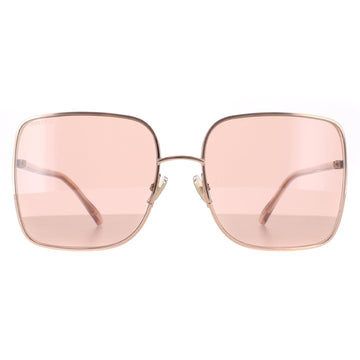 Jimmy Choo Sunglasses ALIANA/S PY3 2S Copper Gold Nude Pink Flash Silver Mirror