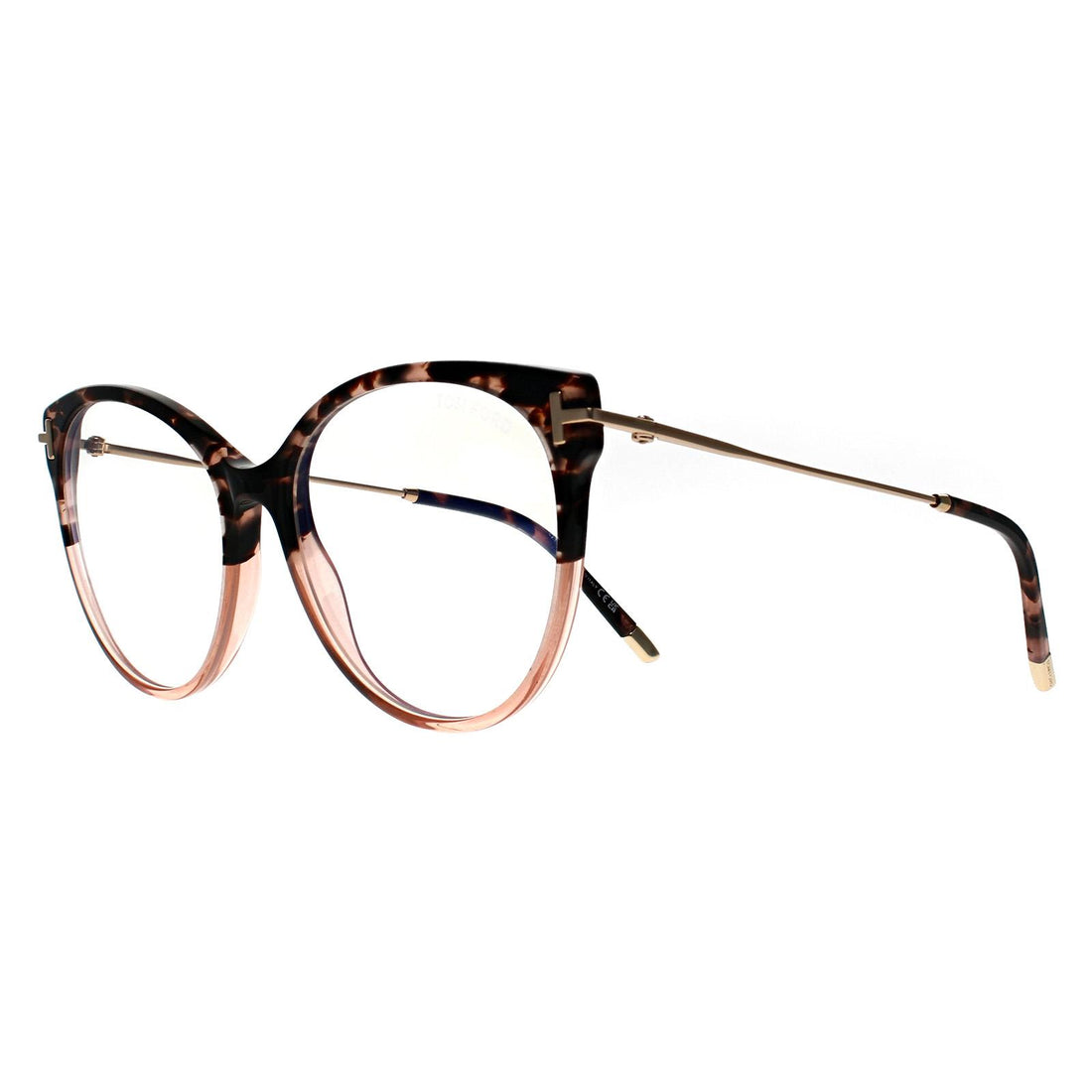 Tom Ford Glasses Frames FT5770-B 055 Havana Pink Women