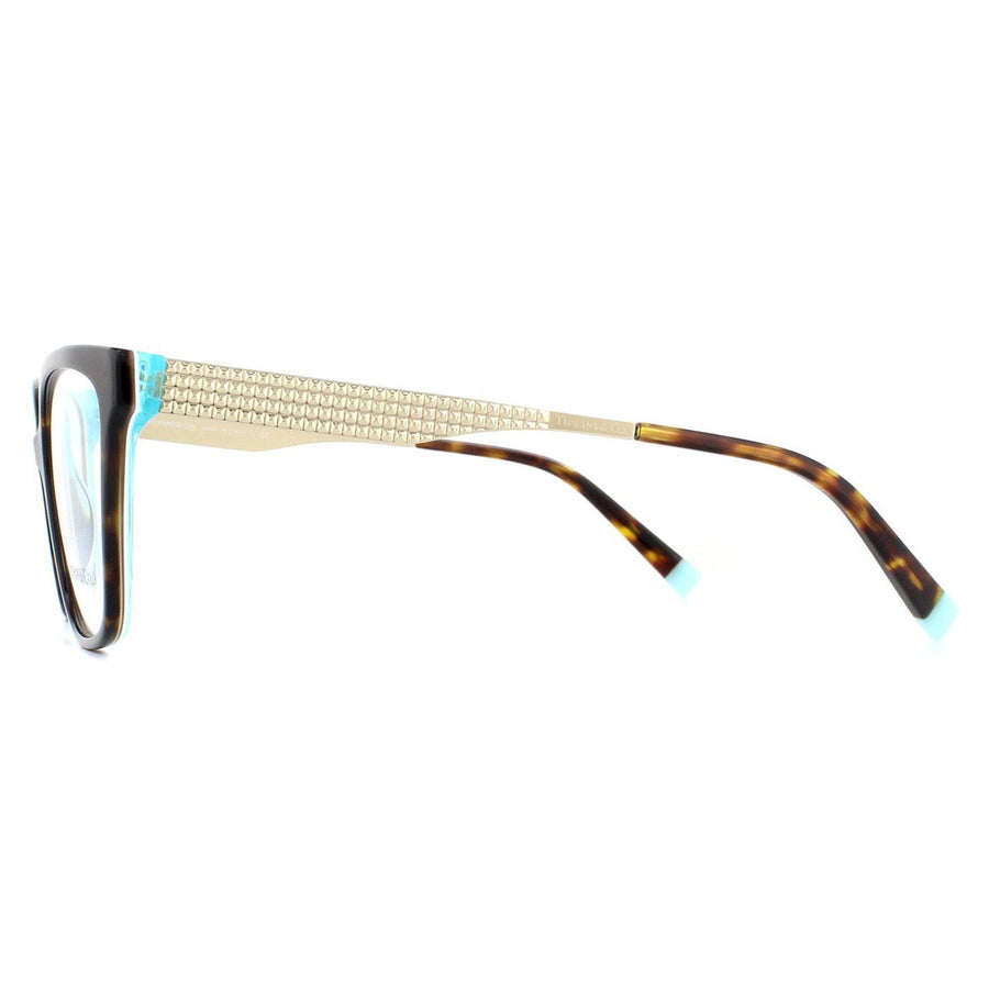 Tiffany Glasses Frames 2189 8275 Havana White Blue 54mm Womens