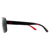 Polo Ralph Lauren Sunglasses 3112 903887 Matte Black Grey