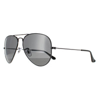 Ray-Ban Sunglasses Aviator 3025 002/48 Polished Black Black Polarized