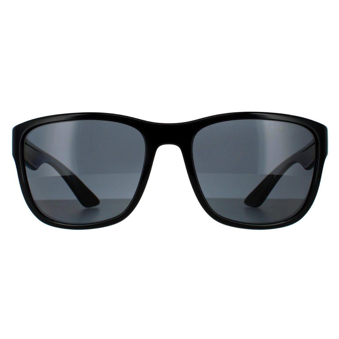 Prada Sport Sunglasses PS01US 1AB5Z1 Black Grey Polarized