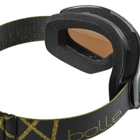 Bolle Ski Goggles Sierra BG113004 Shiny Black and Gold Sunshine