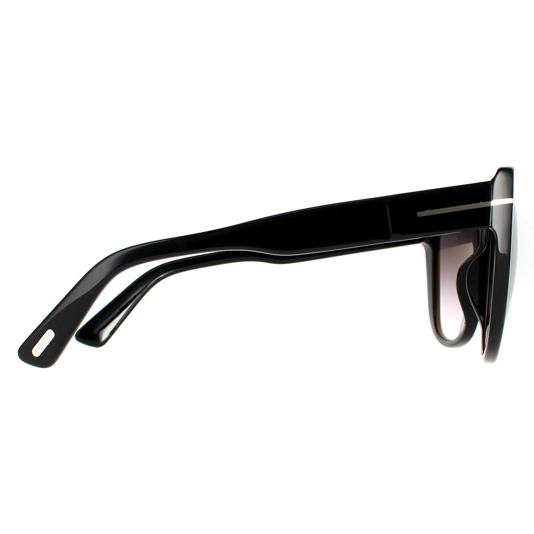 Tom Ford Sunglasses FT0937 Nora 01B Shiny Black Smoke Gradient