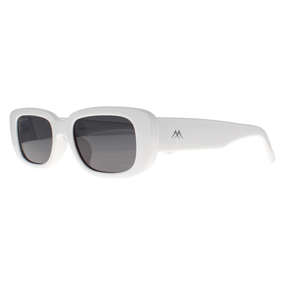 Montana Sunglasses MP65 B White Smoke Grey Polarized