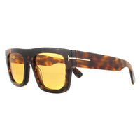 Tom Ford Sunglasses Fausto FT0711 56E Havana Yellow