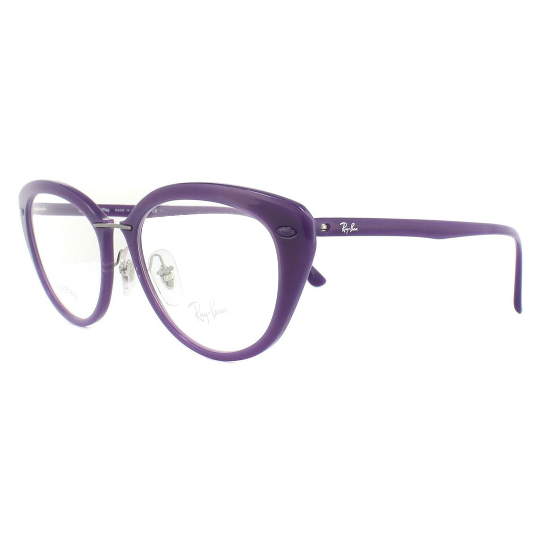 Ray-Ban Glasses Frames RX 7088 5617 Shiny Violet Womens 52mm