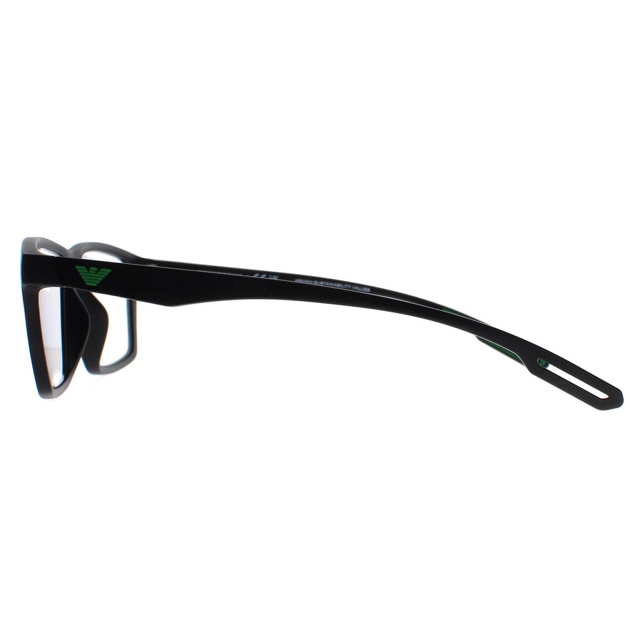 Emporio Armani Glasses Frames EA4189U 50011W Matte Black Men