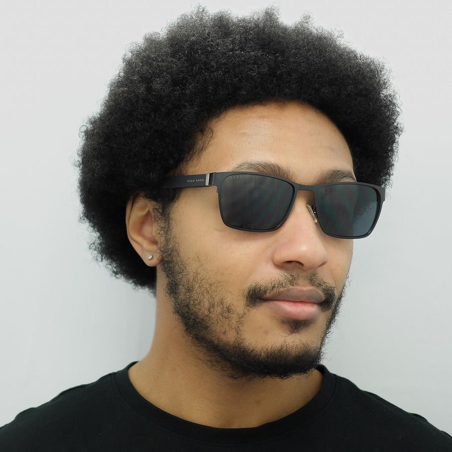 Hugo Sunglasses 1038/S 003 IR Matt Black Grey