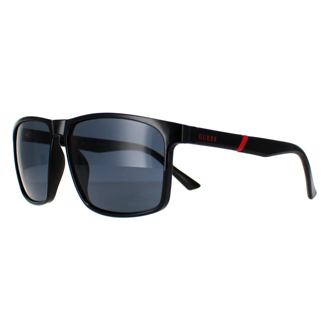 Guess Sunglasses GF0255 01A Shiny Black Smoke