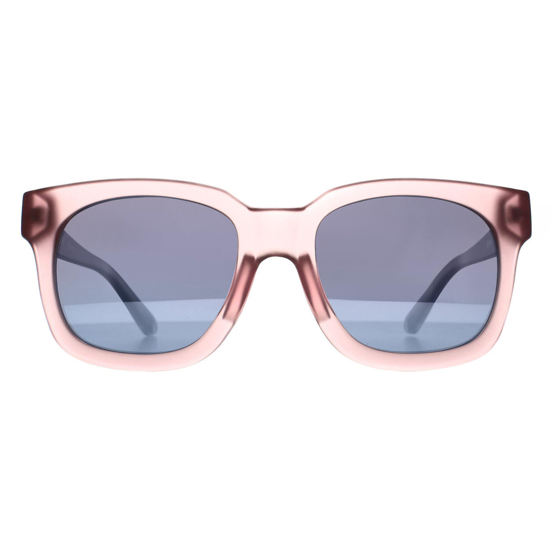 Spy Sunglasses Shandy 6700000000012 Matte Transparent Blush Light Blue Flash Mirror