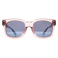Spy Sunglasses Shandy 6700000000012 Matte Transparent Blush Light Blue Flash Mirror