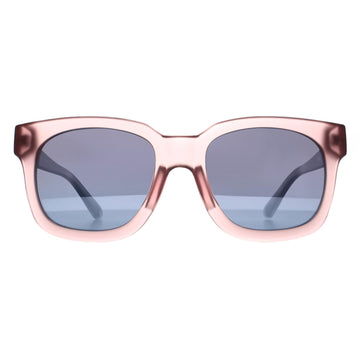 Spy Sunglasses Shandy 6700000000012 Matte Transparent Blush Light Blue Flash Mirror
