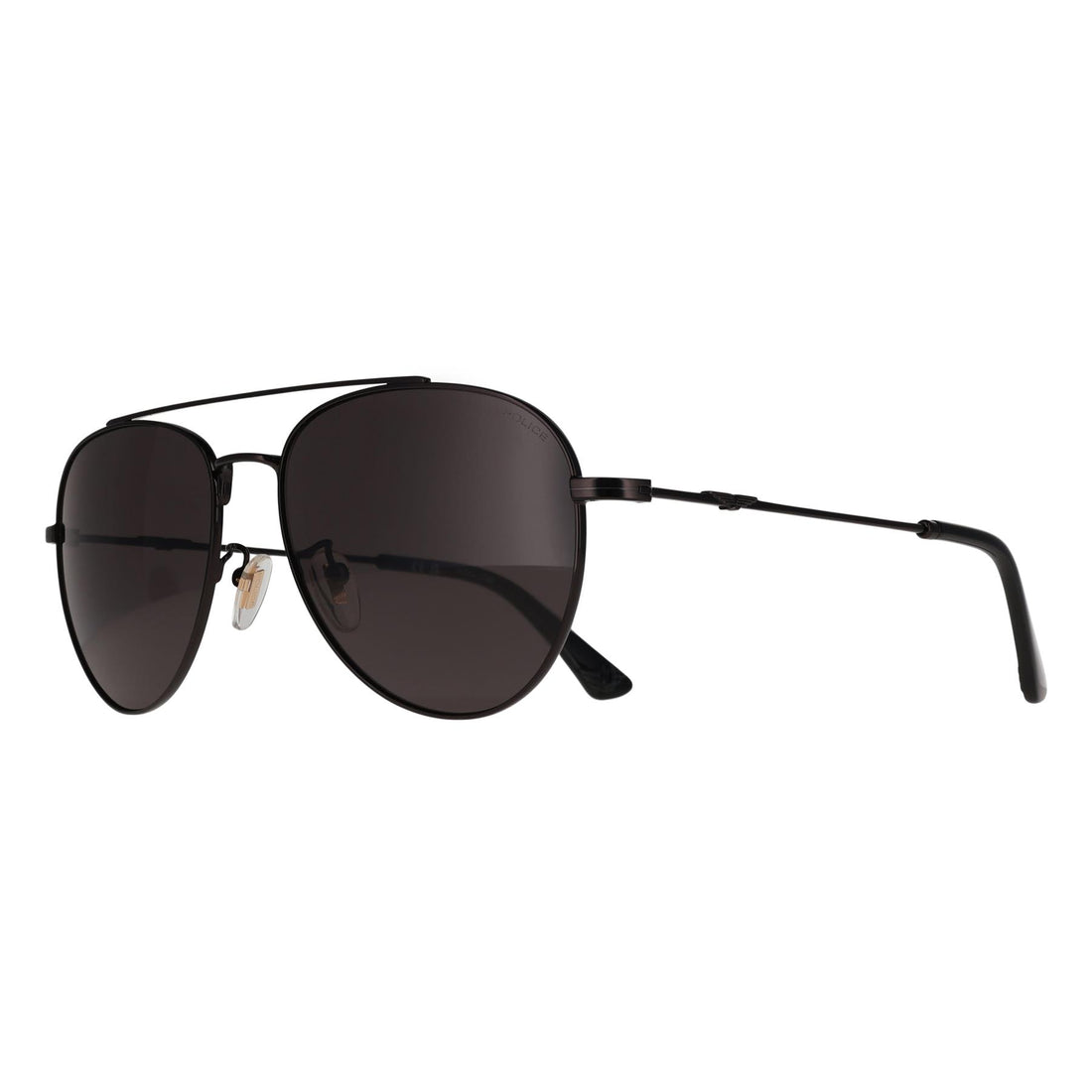 Police Sunglasses SPLP20 Origins Lite 0672 Shiny Black Gold Grey