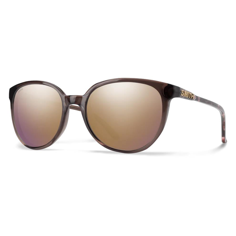 Smith Sunglasses Cheetah OT4 9V Rose Tortoise ChromaPop Polarized Rose Gold Mirror