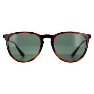 Ray-Ban Erika Classic RB4171 Sunglasses Tortoise Grey Green
