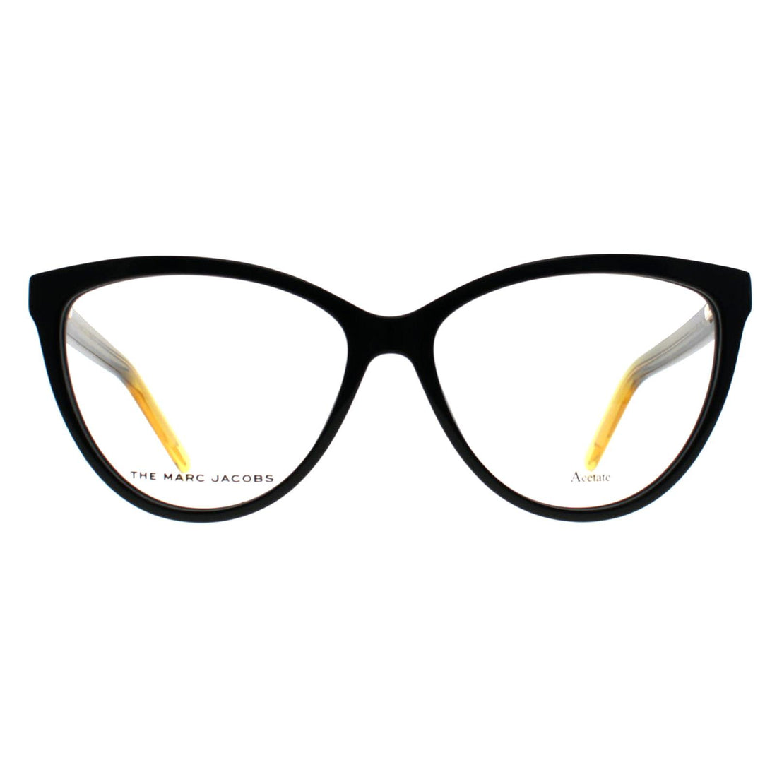Marc Jacobs Glasses Frames MARC 599 71C Black Yellow Women