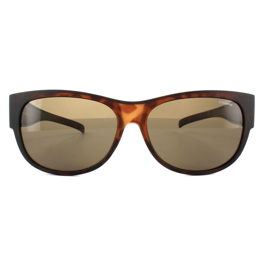 Polaroid Suncovers Fitover PLD 9004/S Sunglasses Dark Havana Brown Polarized