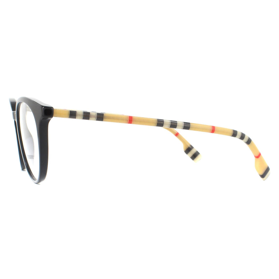 Burberry Glasses Frames BE2318 3853 Black with Burberry Check