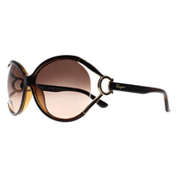 Salvatore Ferragamo Sunglasses SF600S 220 Dark Brown Brown Grey Gradient
