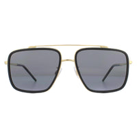 Dolce & Gabbana DG2220 Sunglasses Gold and Black / Brown Gradient Polarized