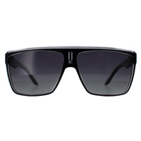 Carrera Carrera 22 Sunglasses Black White / Grey Gradient Polarized