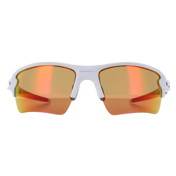Oakley Sunglasses Flak 2.0 XL OO9188-93 Polished White Prizm Ruby