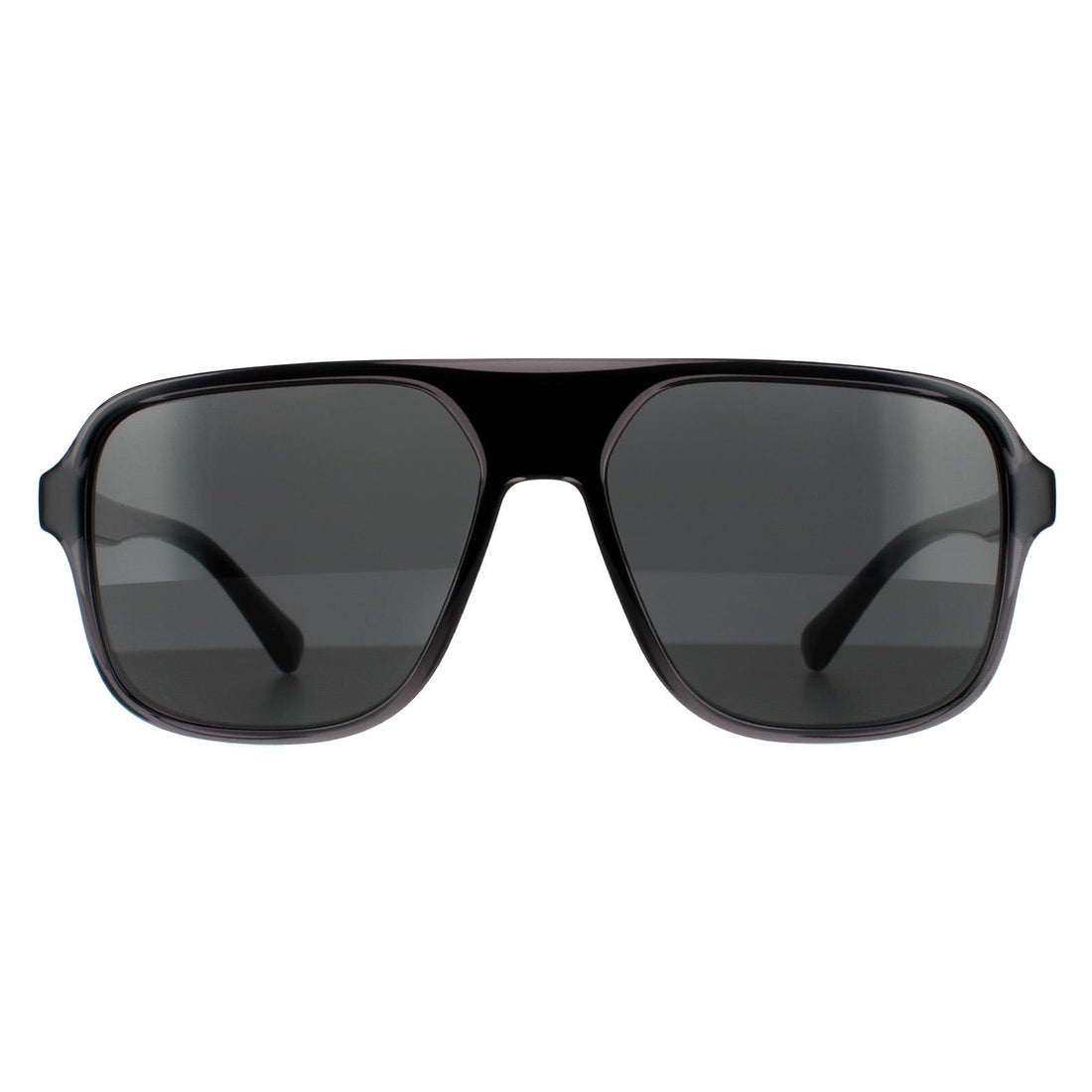 Dolce & Gabbana Sunglasses DG6134 325787 Transparent Grey and Black Dark Grey