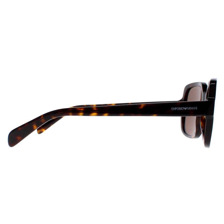 Emporio Armani Sunglasses EA4195 502673 Shiny Havana Dark Brown