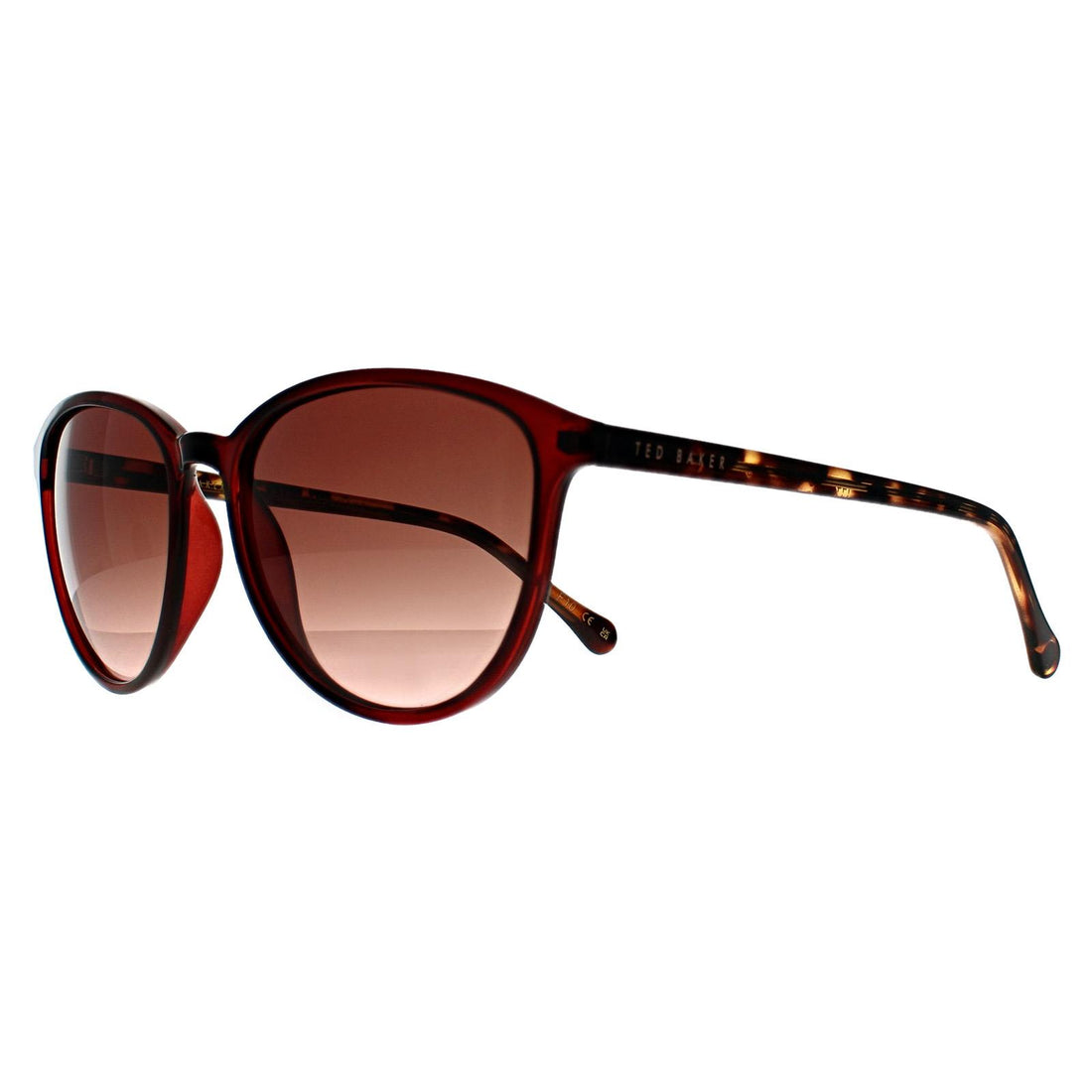 Ted Baker Sunglasses TB1442 Tierney 200 Burgundy Brown Gradient
