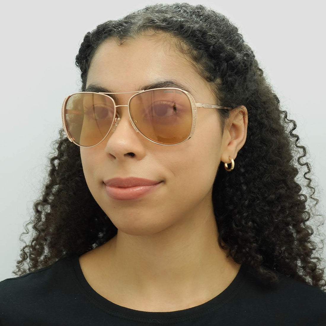 Michael Kors Sunglasses MK1082 1108R1 Rose Gold Rose Gold Flash