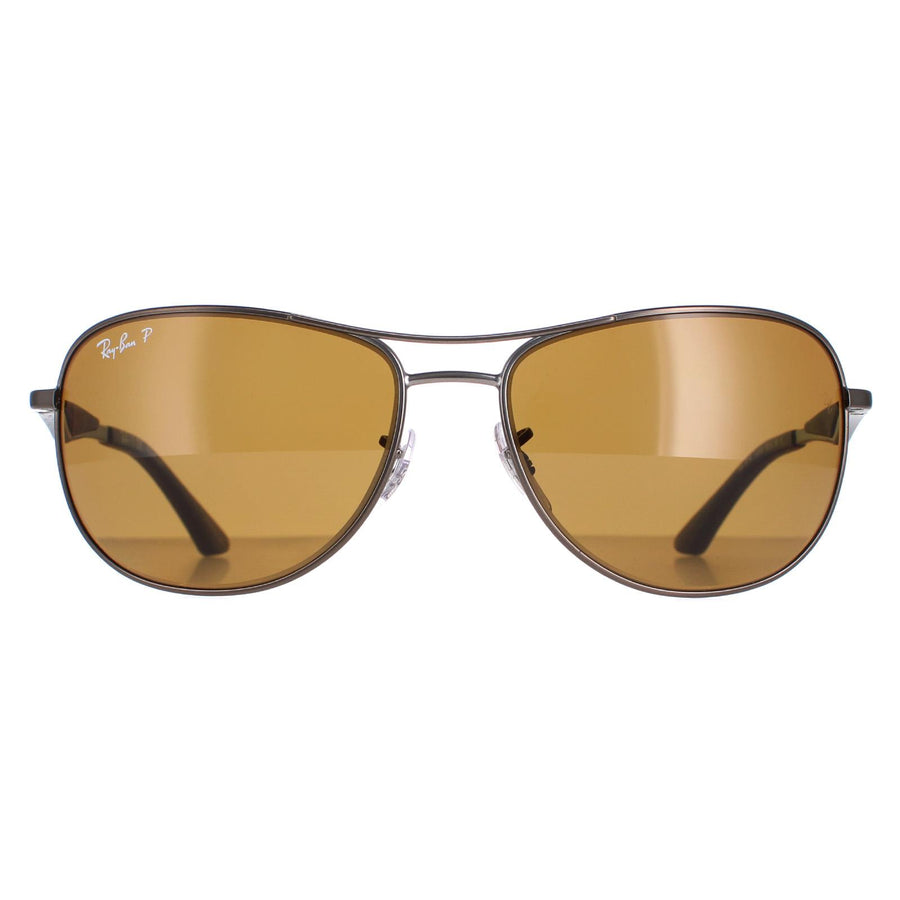Ray-Ban Sunglasses 3519 029/83 Gunmetal Brown Polarized