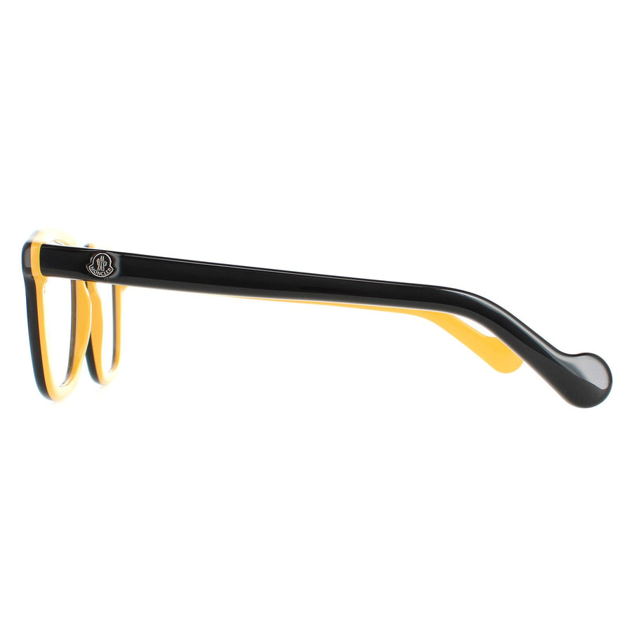Moncler Glasses Frames ML5042 005 Black and Ochre Men