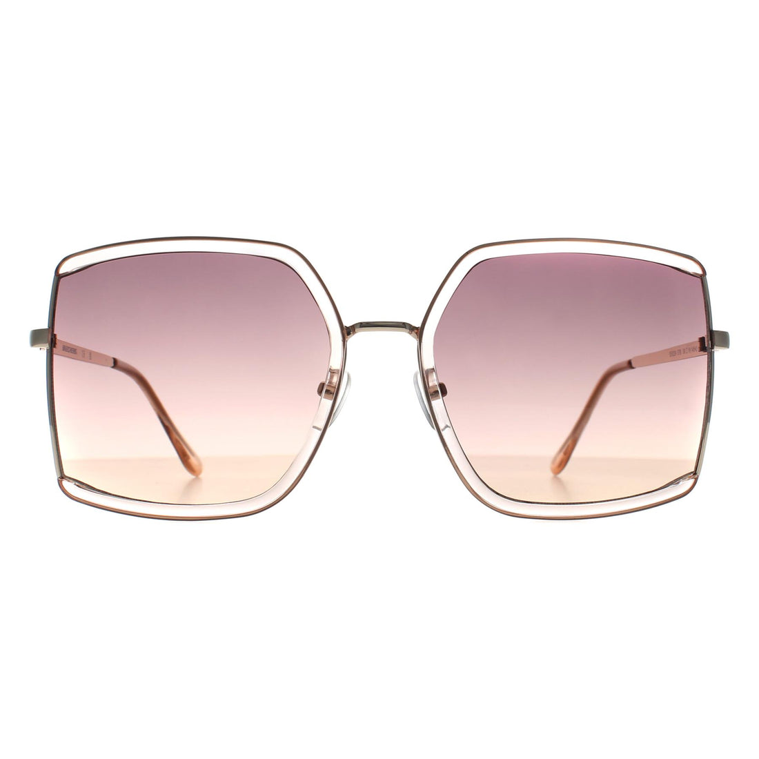 Skechers Sunglasses SE6224 57B Beige Gold Purple Gradient