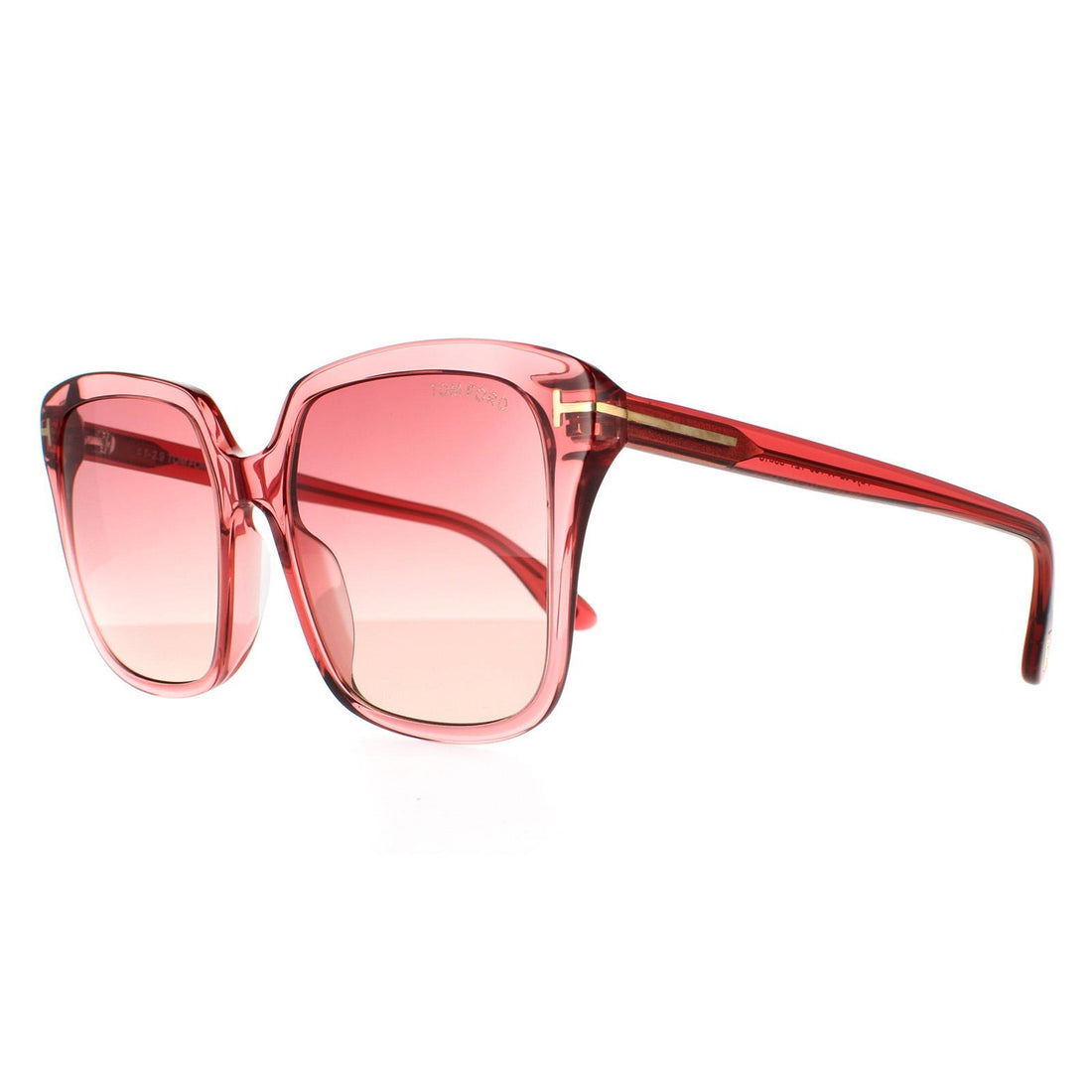 Tom Ford Sunglasses Faye FT0788 72T Shiny Pink Bordeaux Gradient