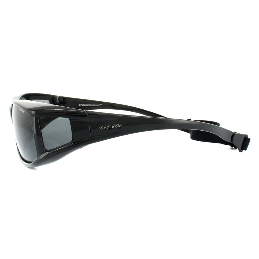 Polaroid Suncovers Fitover Sunglasses P8901 KIH Y2 Black Grey Polarized