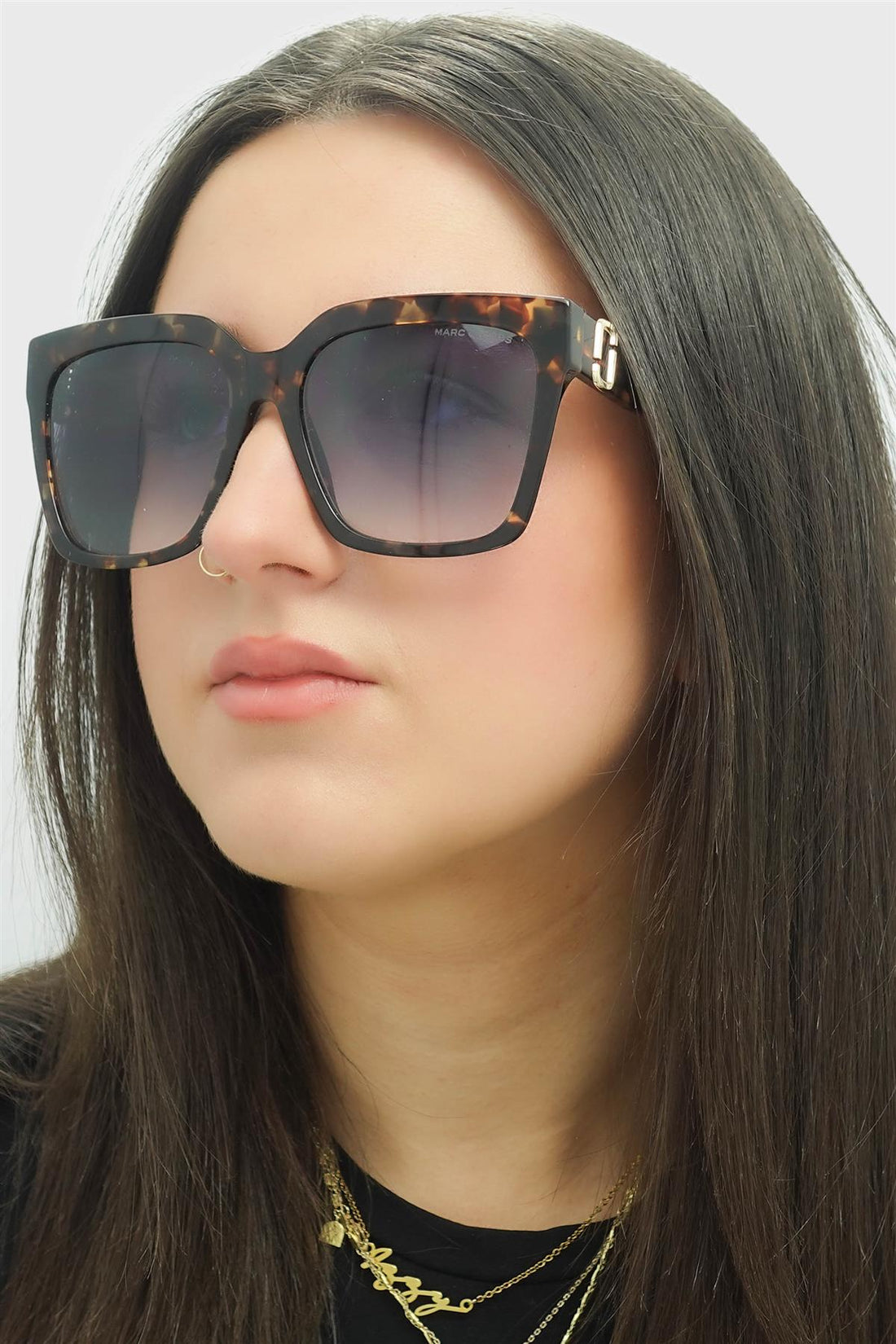 Marc Jacobs Sunglasses MARC 764/S 086 08 Havana Blue Gradient