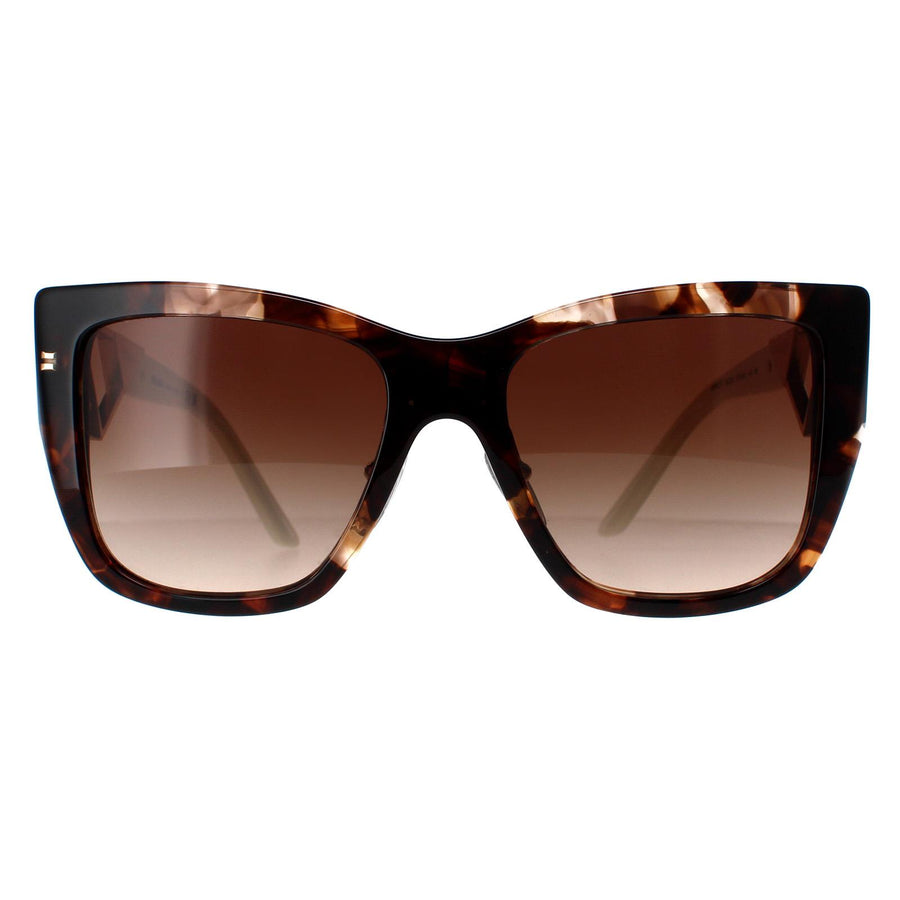 Prada Sunglasses PR21YS 07R6S1 Caramel Tortoise and White Brown Gradient
