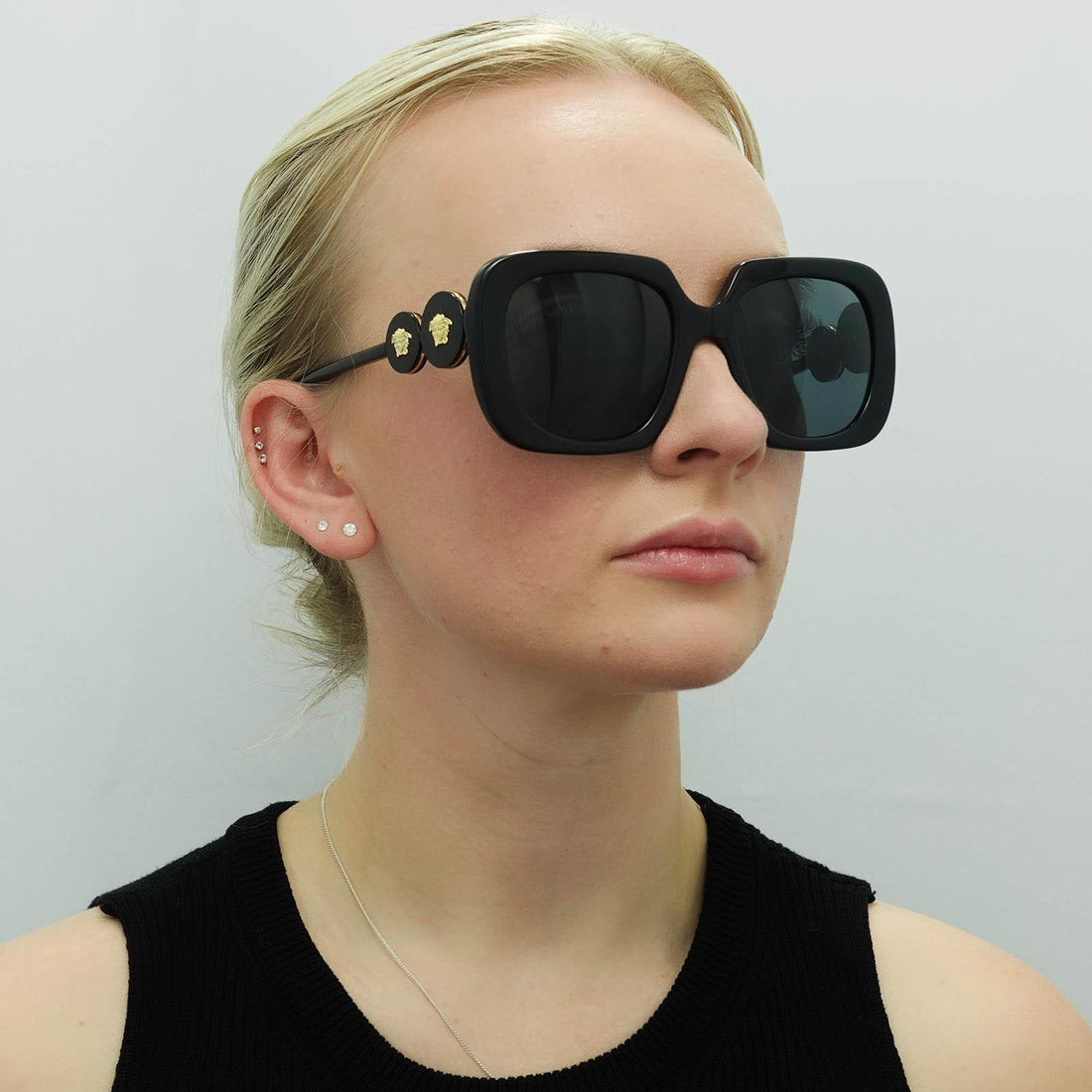 Versace Sunglasses VE4434 GB1/87 Black Dark Grey