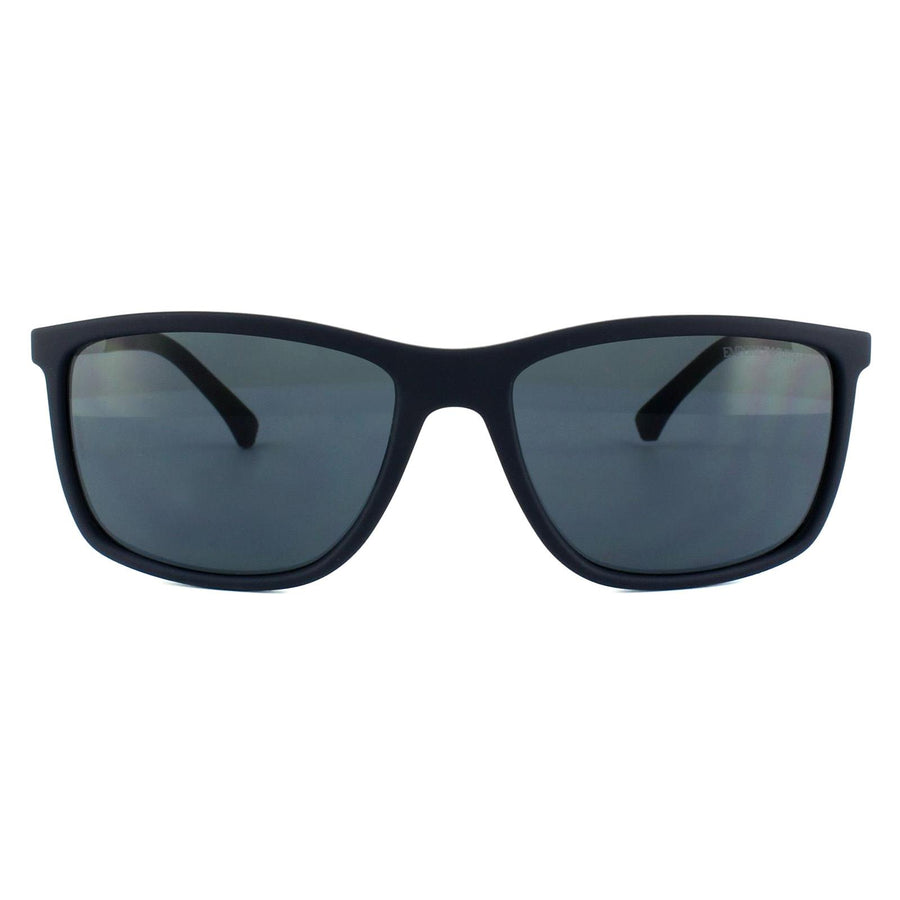 Emporio Armani EA4058 Sunglasses Blue Rubber / Grey