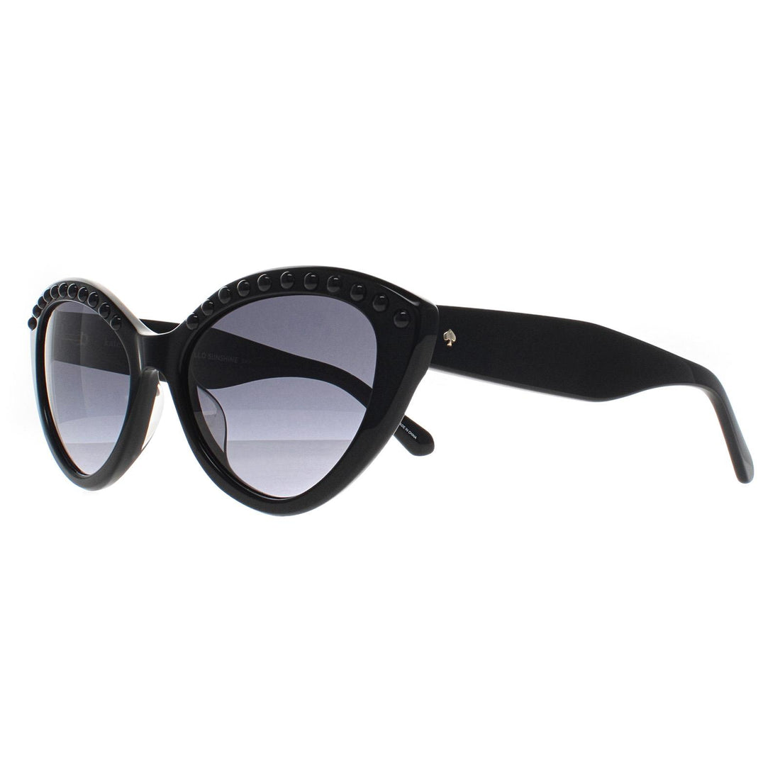 Kate Spade Sunglasses Juni/G/S Pearl 807 9O Black Dark Gray Gradient